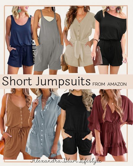 Short jumpsuits and rompers from Amazon! Cute casual summer outfits! Travel outfits! Summer outfit!
Vacation outfit! 

#LTKMidsize #LTKFindsUnder50 #LTKTravel