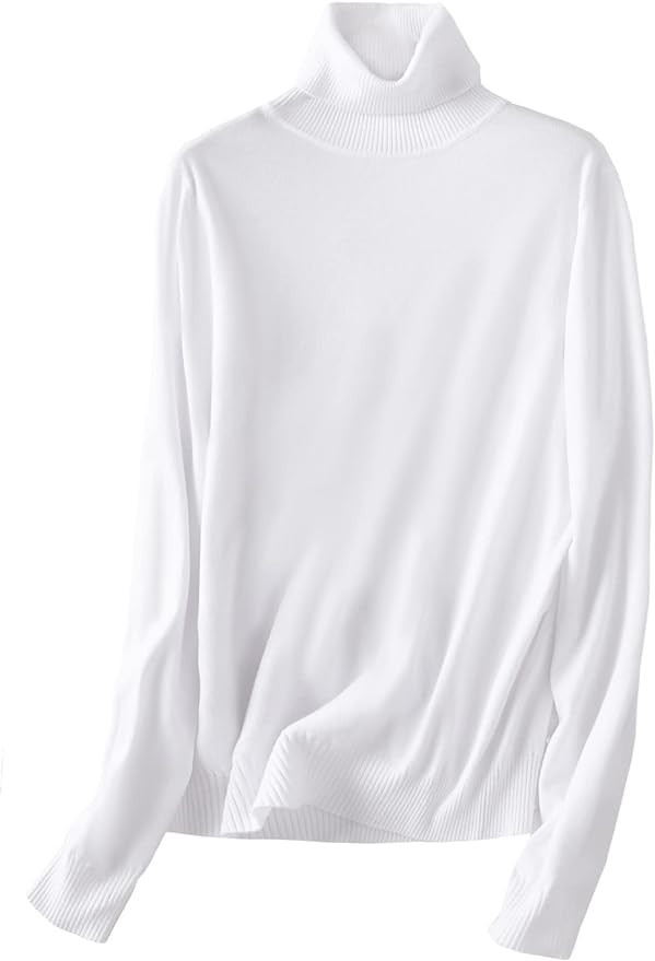 SANGTREE Women's Soft Turtleneck Sweater | Amazon (US)
