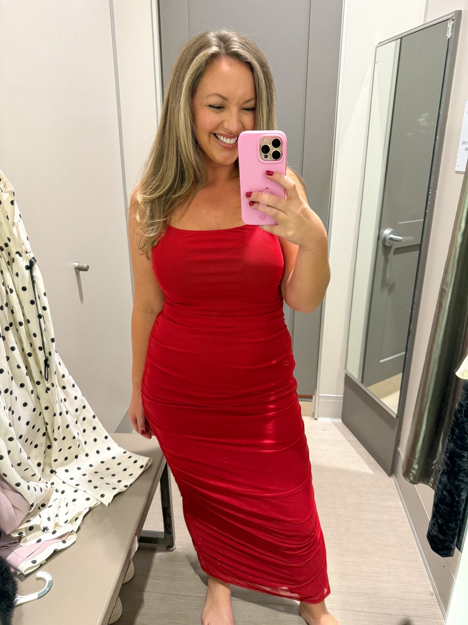 Red holiday party dress 🎯 wearing true size medium! I am 5’5” size 8/10

Holiday party dress , red dress, Christmas party dress, under $50 dress, Target holiday dress, target style #christmasparty #holidayparty #targetstyle

#LTKSeasonal #LTKHoliday #LTKFindsUnder50