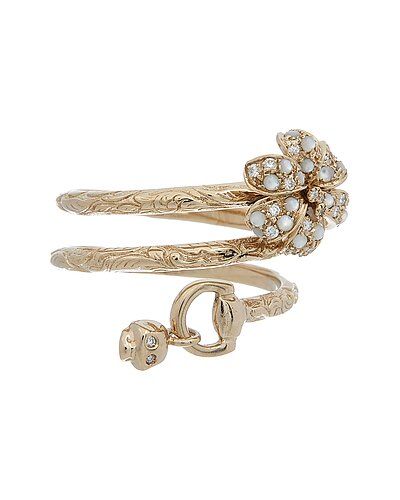 Gucci Flora 18K Rose Gold Ring | Gilt