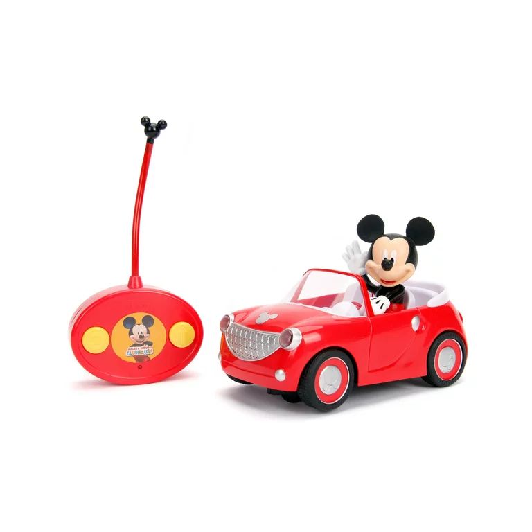 Jada Toys Classic Roadster Mickey Mouse Battery-Powered RC Car, 32943 - Walmart.com | Walmart (US)