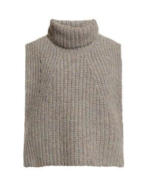 Megan sleeveless roll-neck top | Matches (US)