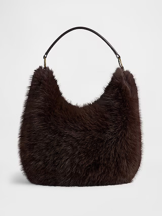 Faux Fur Slouchy Bag | Gap (US)