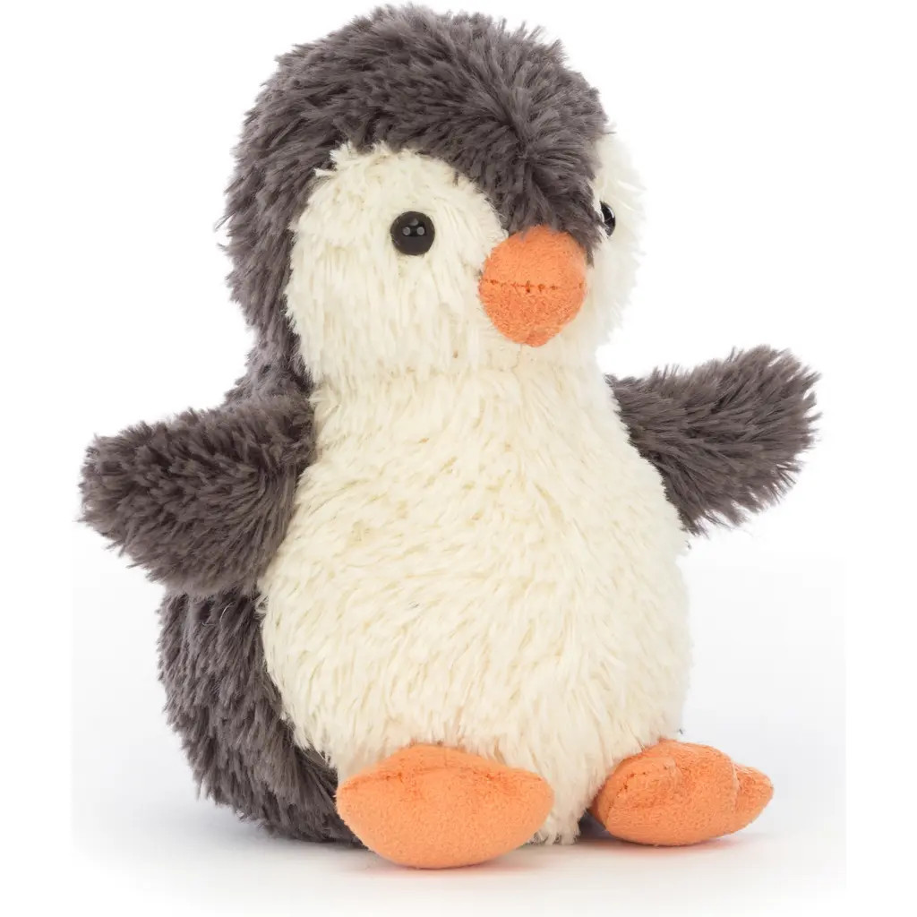 Jellycat Small Peanut Penguin Stuffed Animal in White Multi at Nordstrom | Nordstrom