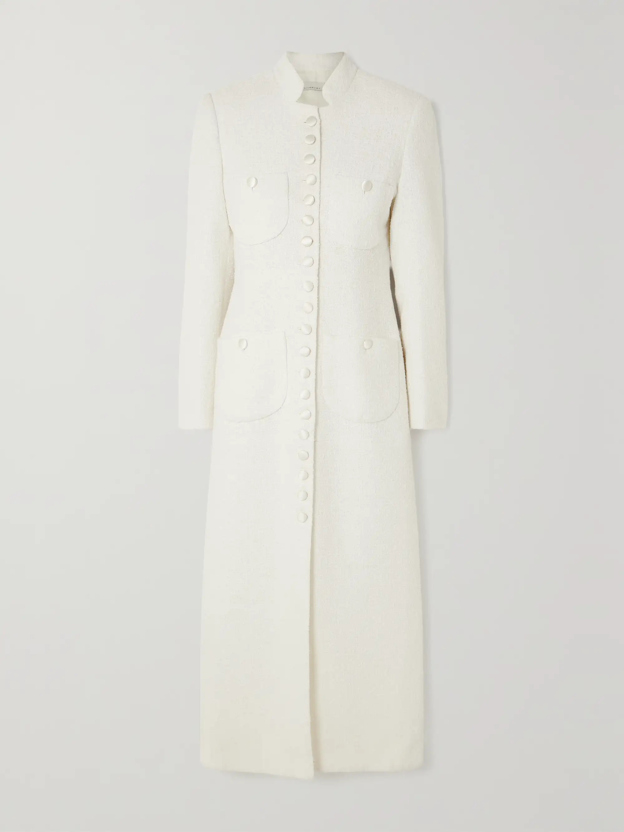 + NET SUSTAIN cotton-tweed coat | NET-A-PORTER (US)