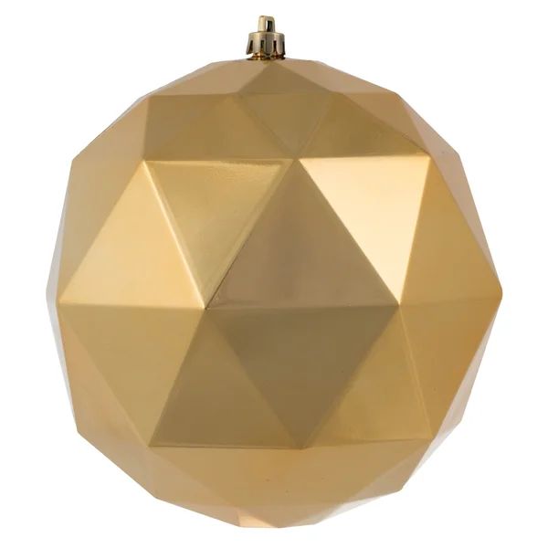 Shiny Geometric Ball Ornament (Set of 4) | Wayfair North America