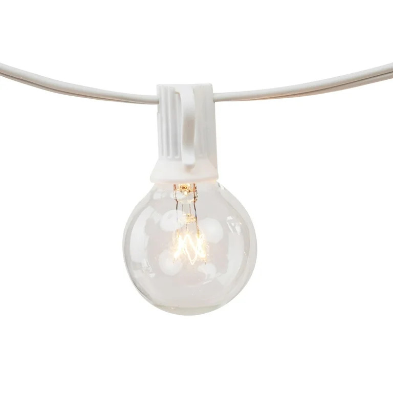 Better Homes & Gardens 22 Light Outdoor / Indoor 20’ Plug-in Globe Bulb String Light | Walmart (US)