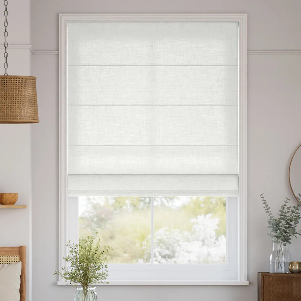 Casual Pleated Roman Shades | Selectblinds.com | Select Blinds
