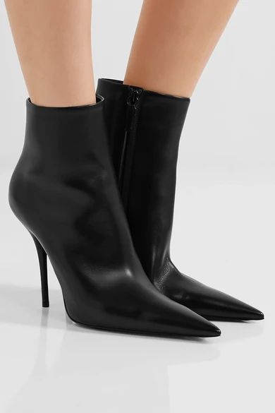 Leather ankle boots | NET-A-PORTER (US)