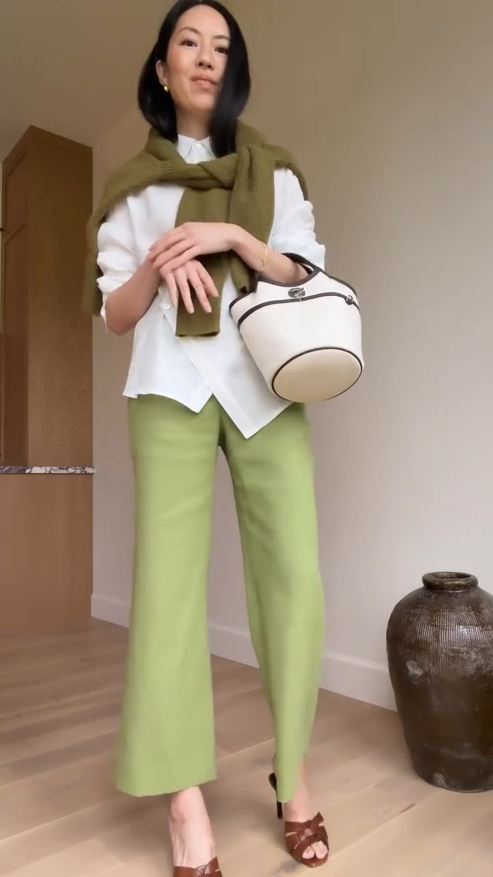 Perezzi Button-Down Shirt (wearing a size 4)

Dova Wide-Leg Linen Pant (wearing a size 4)

#classicstyle
#VeronicaBeard
#whiteshirt
#springoutfit
#springfashion

#LTKWorkwear #LTKgrwm #LTKootd