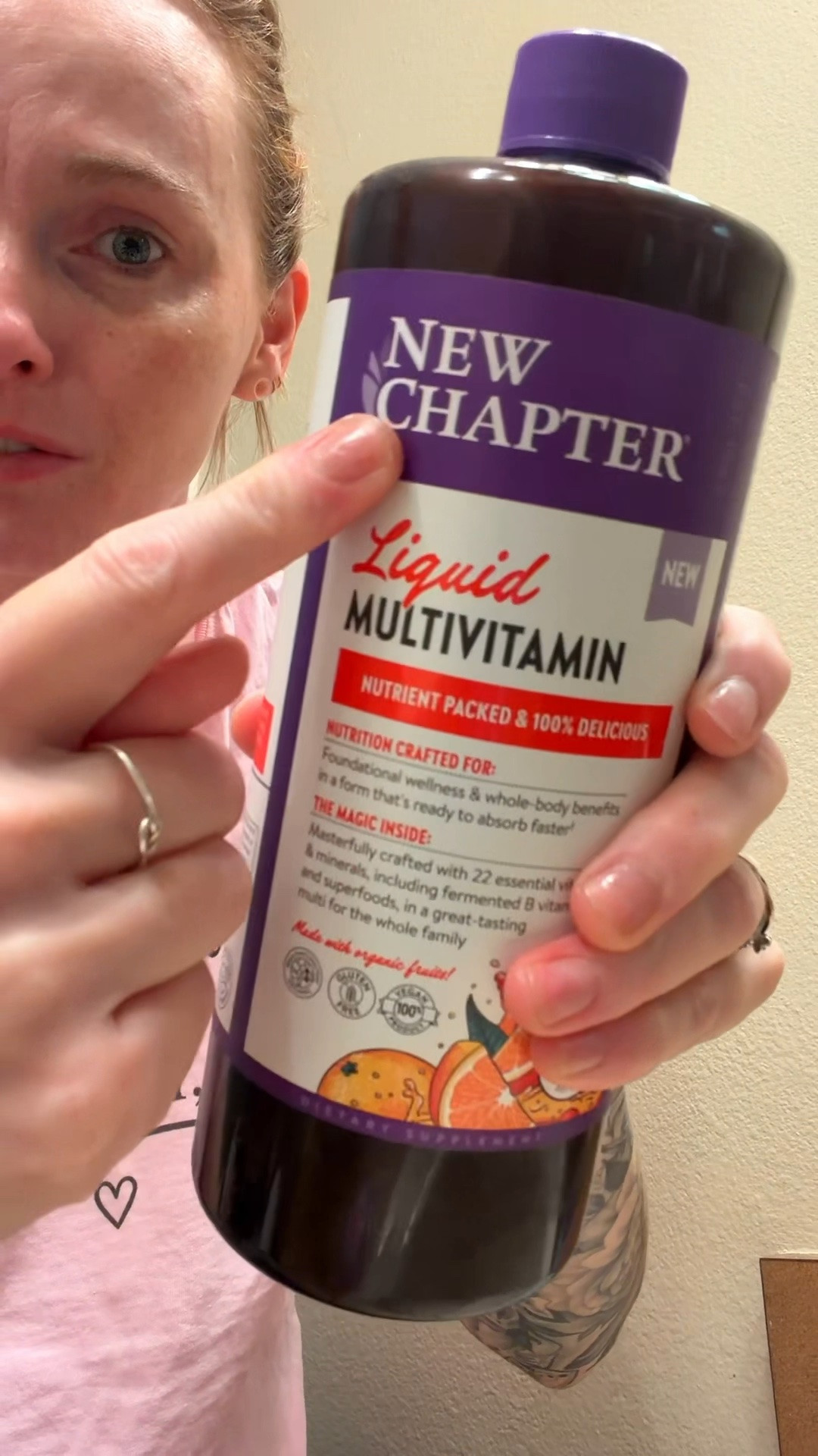 A liquid multivitamin the whole family can take and it doesn't hurt your tummy! Vitamin, minerals and superfoods! From New Chapter! #newchapter #liquidmultivitamin #multivitamin #vitamins #dailyvitamins

#LTKSaleAlert #LTKBeauty #LTKOver40