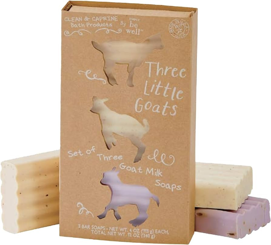 San Francisco Soap Company Simply Be Well Three Little Goats Goat Milk Soap Gift Set of 3 (Set I)... | Amazon (US)
