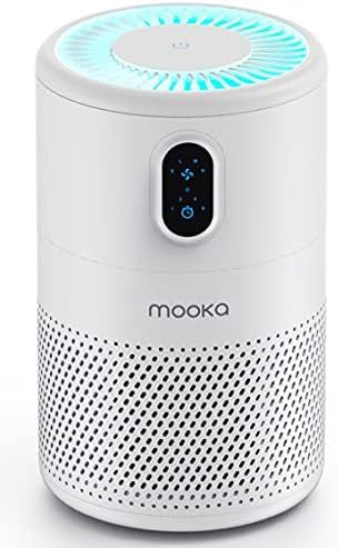 MOOKA Air Purifiers for Home Large Room up to 860ft², H13 True HEPA Air Filter Cleaner, Odor Eli... | Amazon (US)