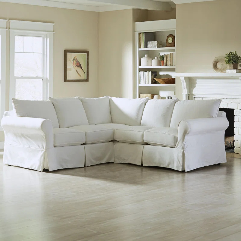 Westley 94" Wide Symmetrical Down Cushion Corner Sectional | Wayfair North America