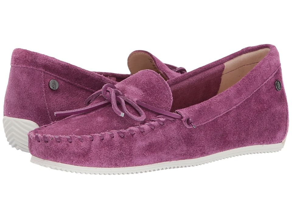 Hush Puppies - Larghetto Carine (Dark Fuchsia Suede) Women's Moccasin Shoes | Zappos