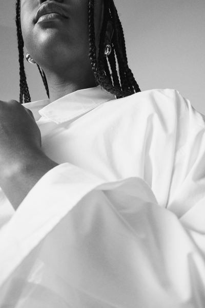 Oversized Poplin Shirt | H&M (US + CA)