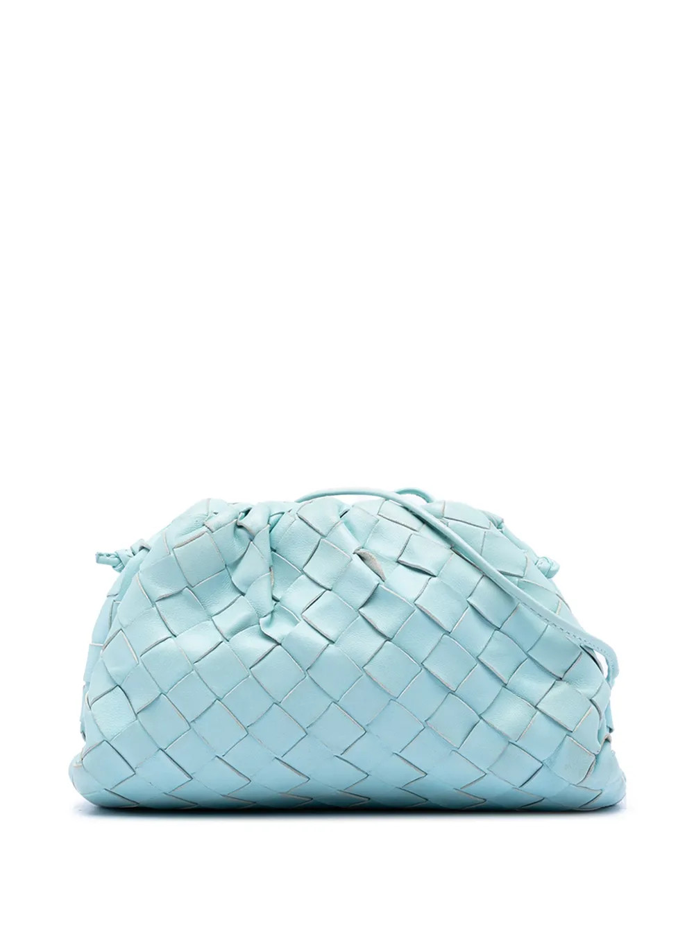 Bottega Veneta Pre-Owned 2012-2025 Nappa Intrecciato The Mini Pouch crossbody bag - Blue | Farfetch Global