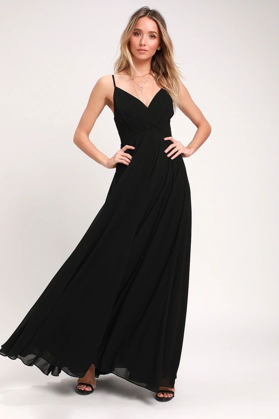 All About Love Black Maxi Dress | Lulus (US)