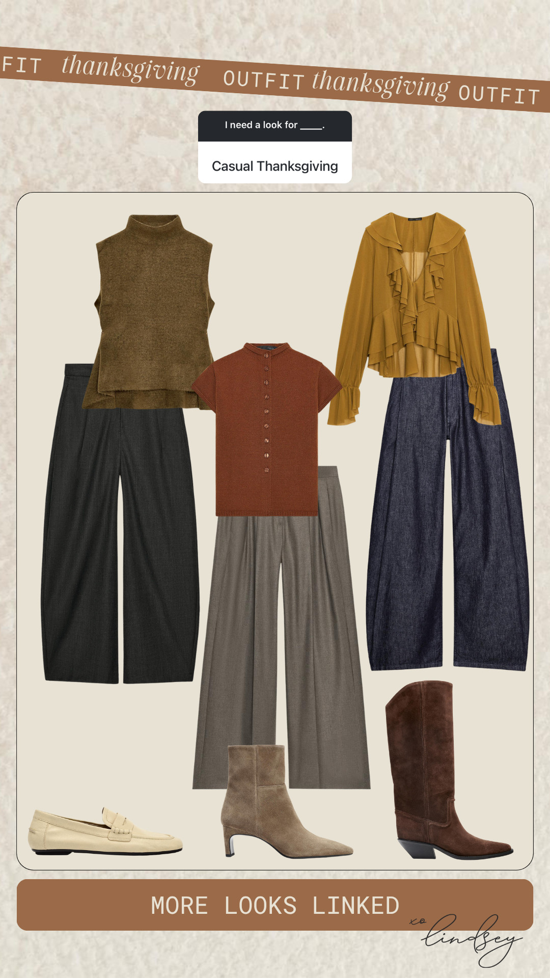 Multiple ways to do casual-elevated Thanksgiving style! 

 #LTKHoliday #LTKSeasonal #LTKStyleTip