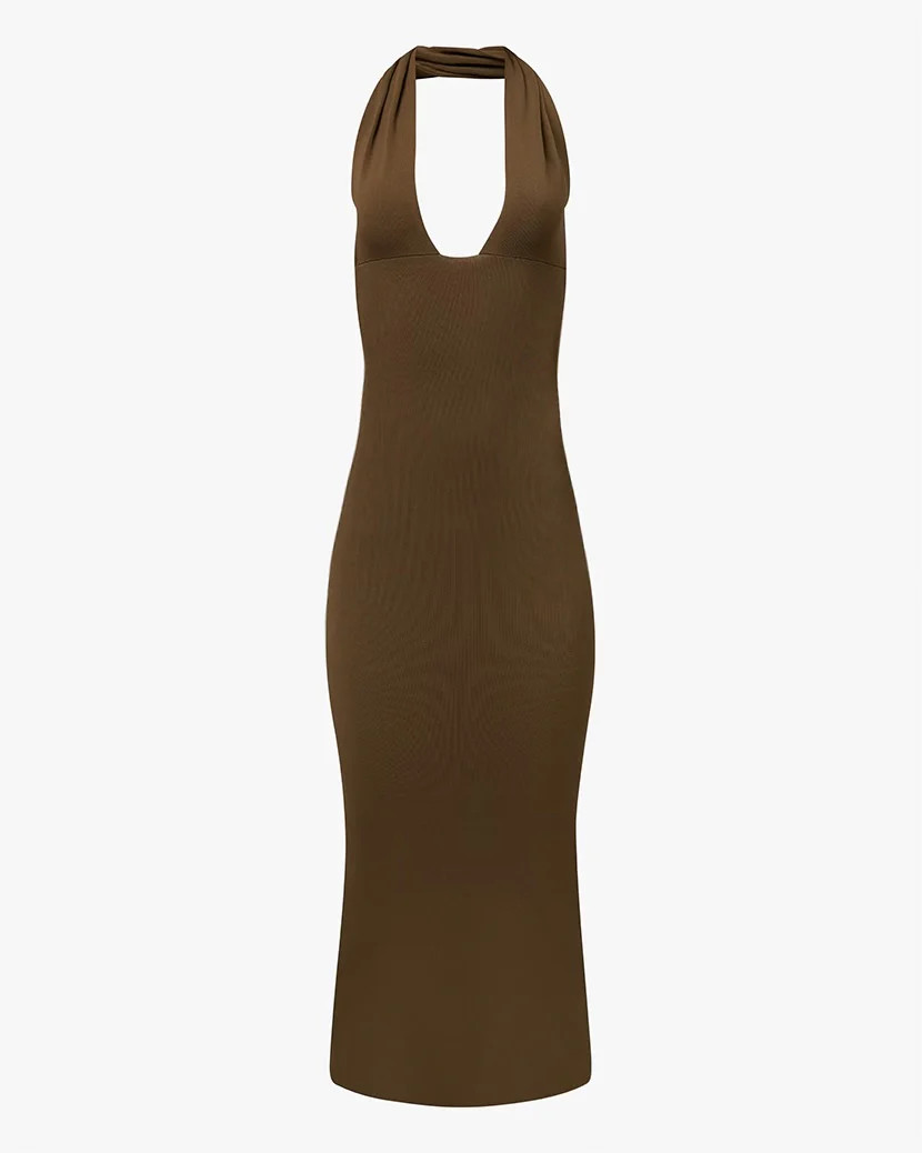 Knit Halter Maxi Dress | We Wore What