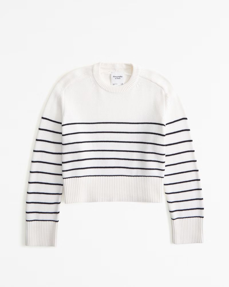 Wedge Crew Sweater | Abercrombie & Fitch (US)