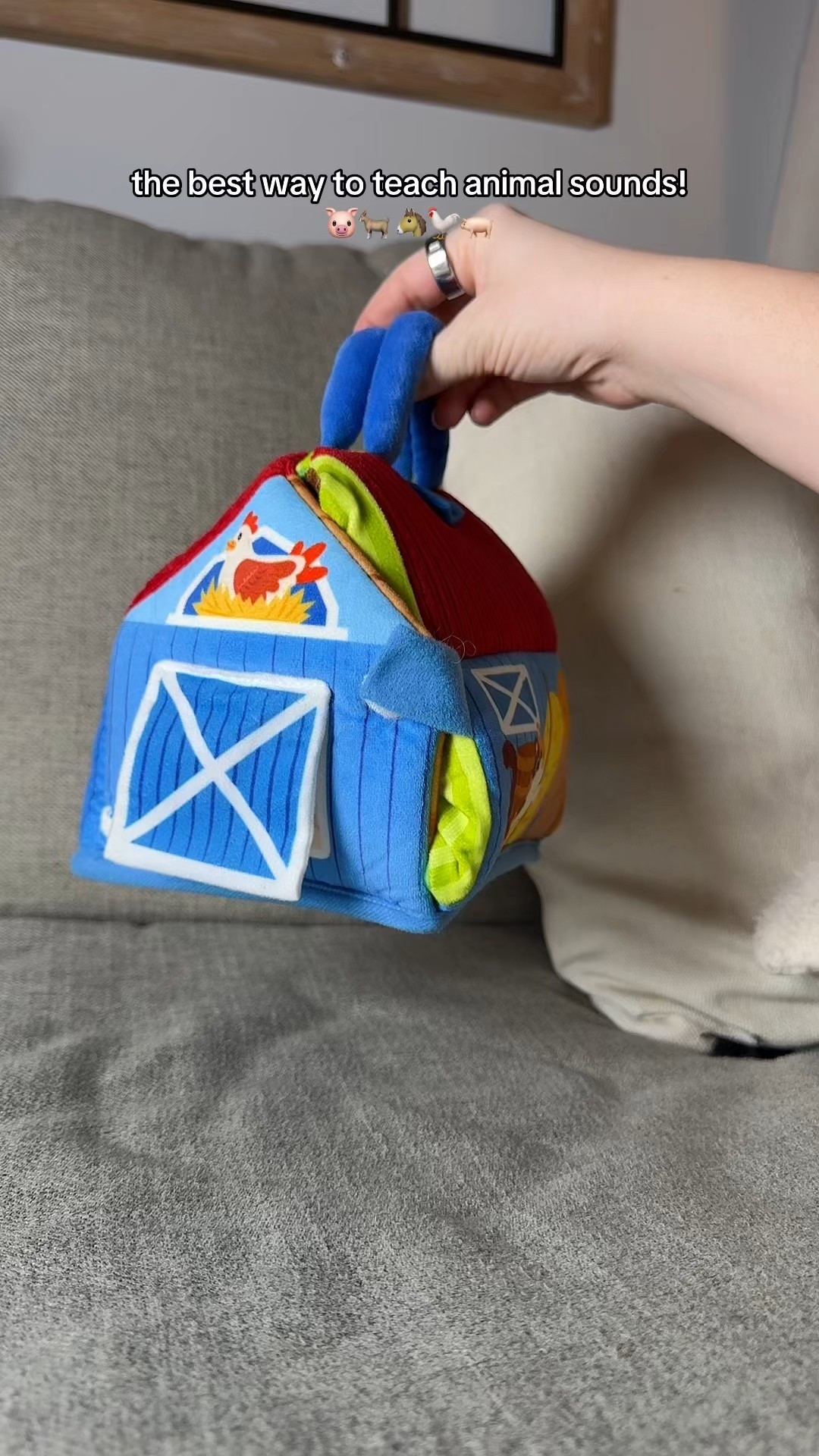 Learning animal sounds the easy way! 

#LTKBaby #LTKGiftGuide #LTKKids