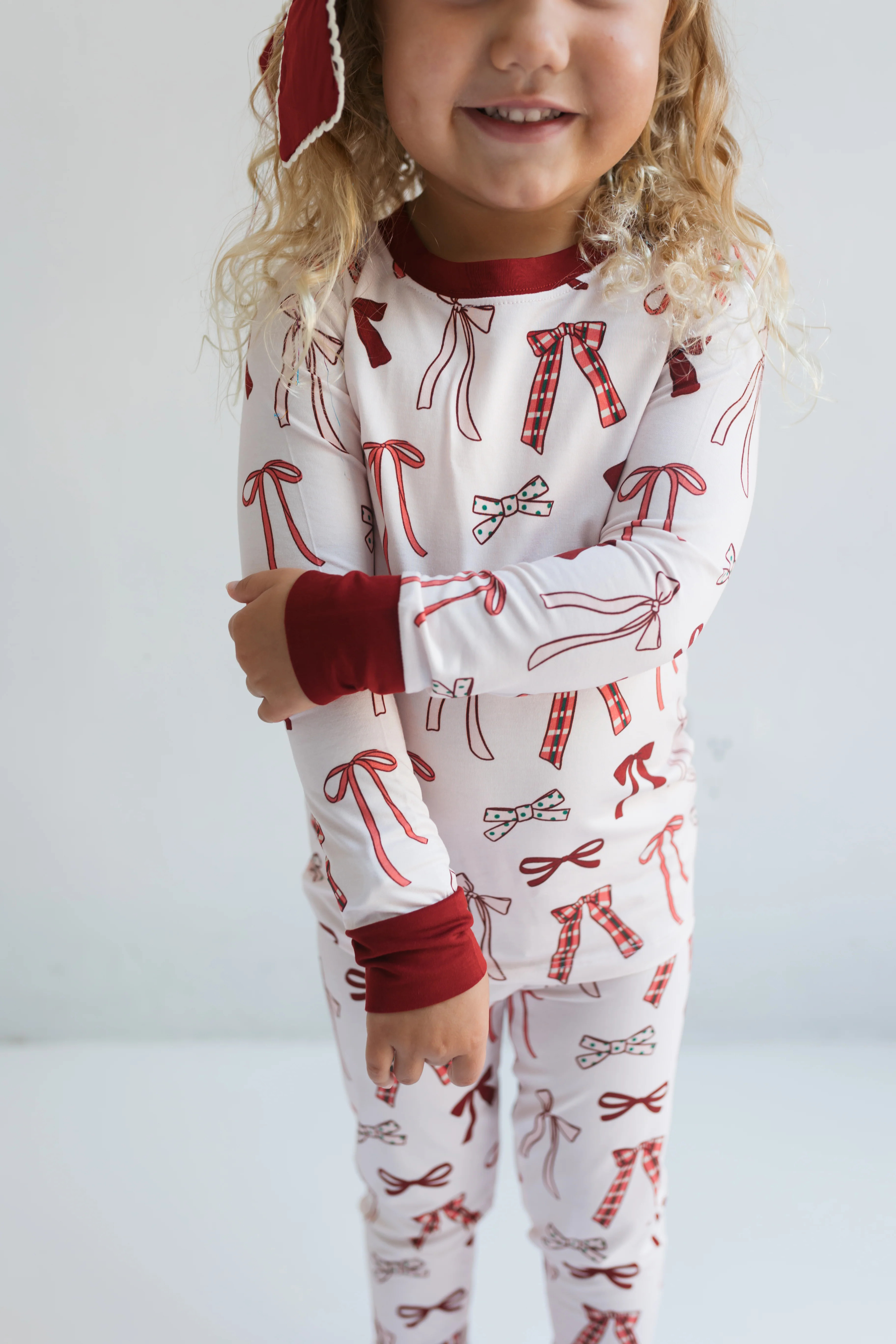 Merry Little Bows Two Piece Set | In My Jammers