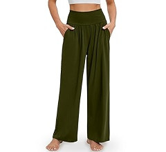Gracyoga Wide Leg Yoga Pants for Women Casual Loose Cozy Sweatpants High Waisted Lounge Pajama Fl... | Amazon (US)