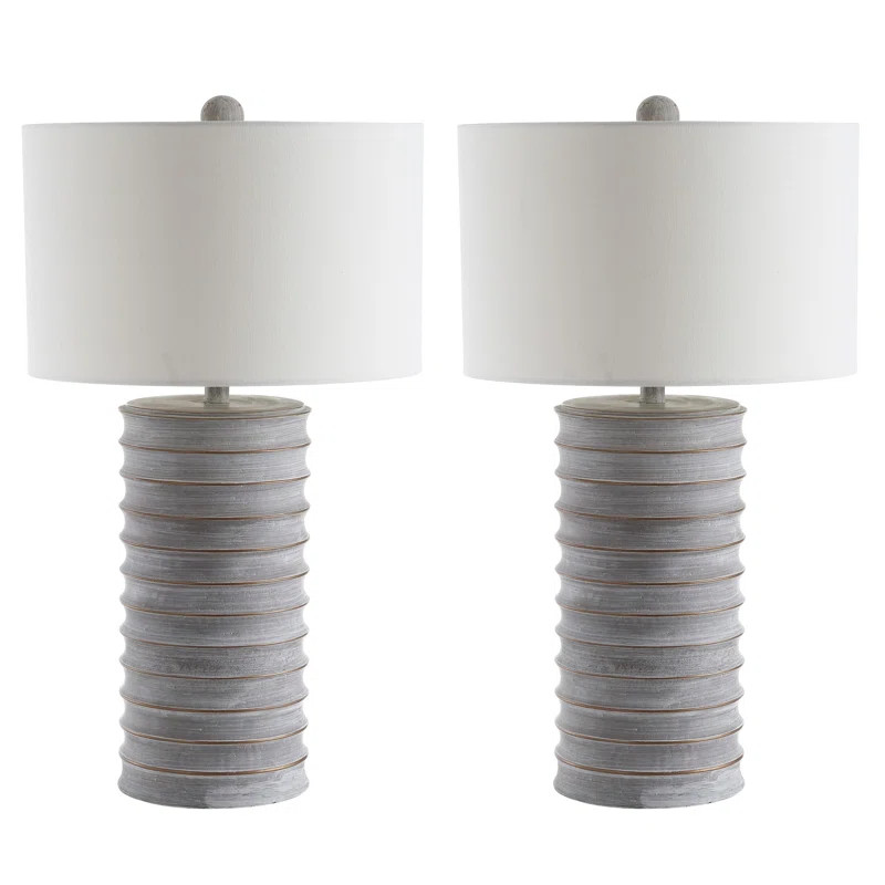 Poppy Resin Table Lamp (Set of 2) | Wayfair North America
