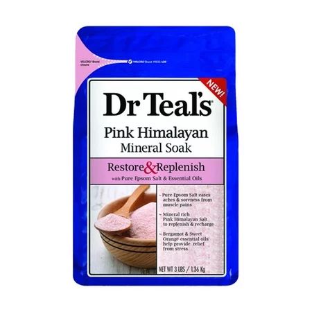 Dr Teals Epsom Salt Soaking Solution Restore Pink Himalaya | Walmart (US)