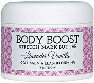 Body Boost Lavender Vanilla Stretch Mark Butter 8 oz.- Treat Stretch Marks and Scars- Pregnancy a... | Amazon (US)