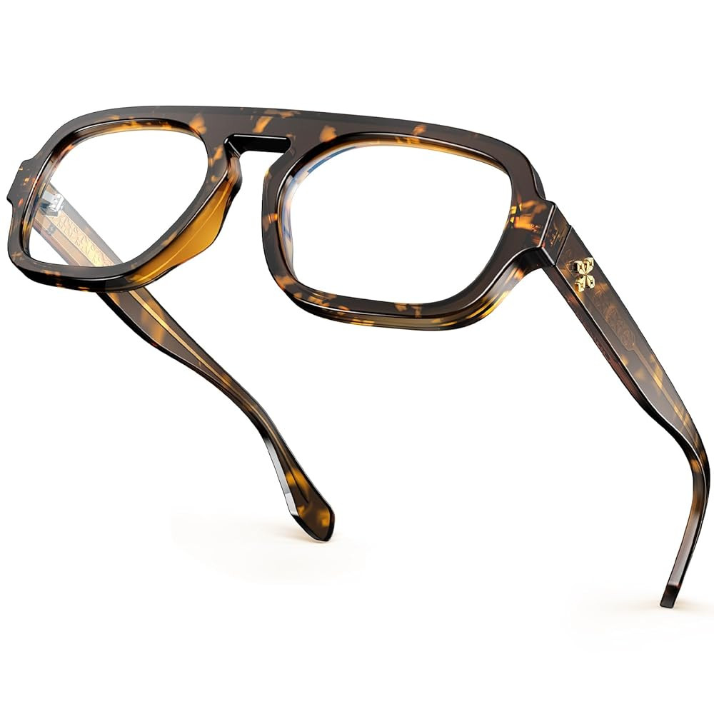 VISOONE Aviator Computer TR90 Blue Light Blocking Glasses For Women Men JANE | Amazon (US)