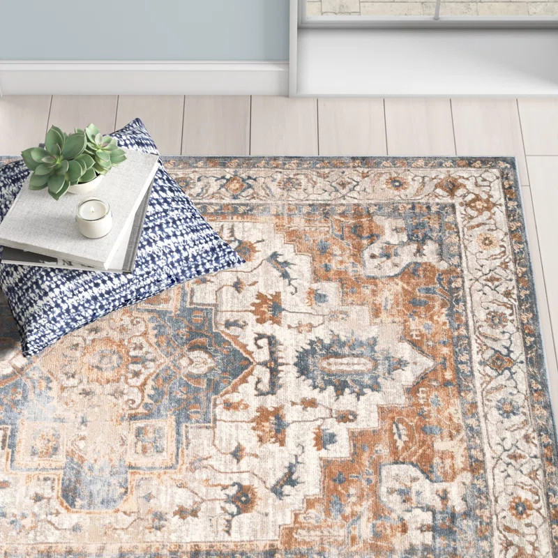 Emett Oriental Beige Area Rug | Wayfair North America