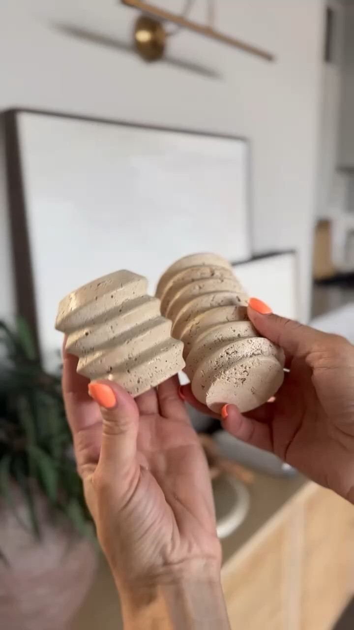 I love these travertine candles holders from Amazon! They’re perfect year round, but add some brown or tan tapered candles and they’re perfect for fall! An affordable find I love! 

#LTKHome #LTKStyleTip