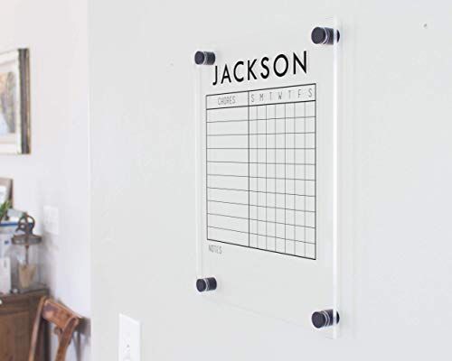Personalized Chore Chart | 11" x 14" Dry-Erase Acrylic Board | Amazon (US)