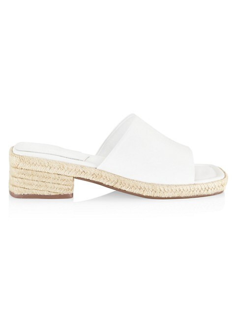 Corah Leather Espadrille Mules | Saks Fifth Avenue