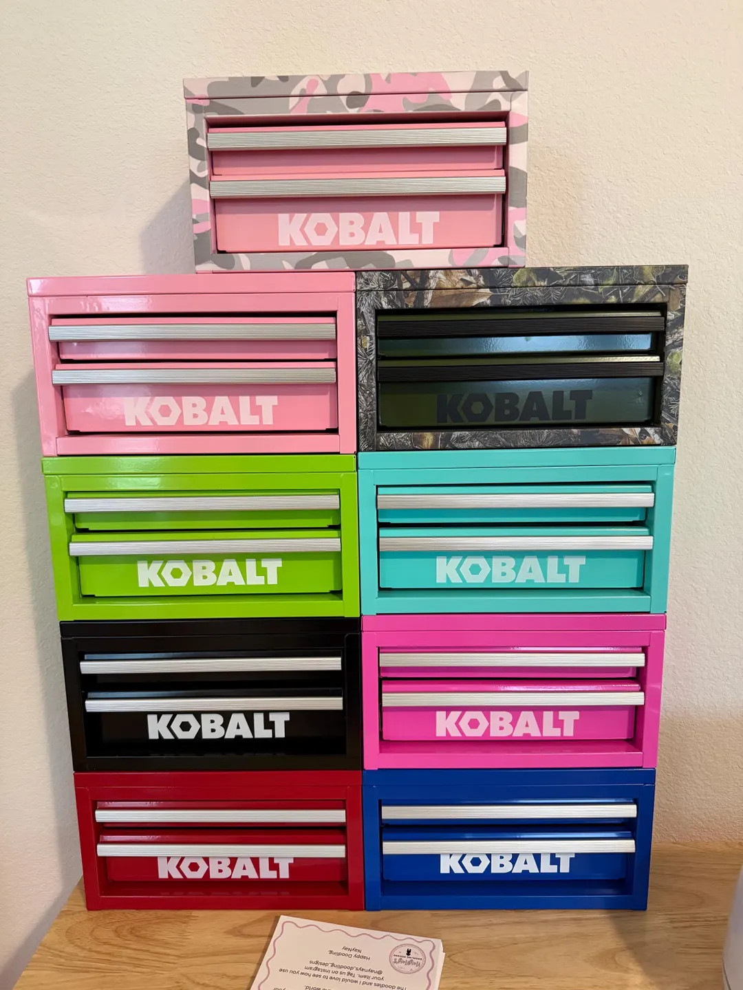 Kobalt Mini Tool Box - Personalized With Any Name - Etsy | Etsy (US)