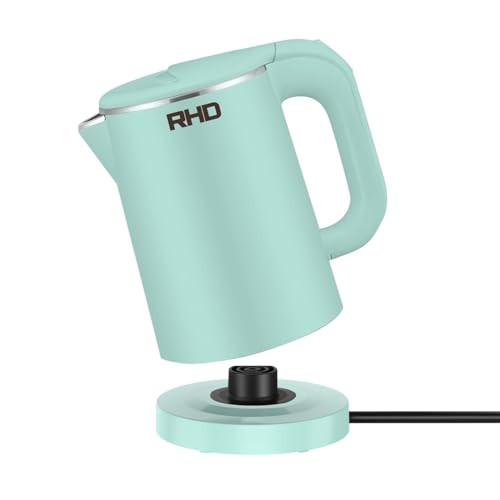 0.8L Small Electric Kettles for Boiling Water, Stainless Steel Mini Travel Kettle, 1000W Fast Boil Teapot, Boil-Dry Protection & Auto Shut-Off, Perfect For Traveling Cooking, Coffee, Tea, Eggs(Green) | Amazon (US)