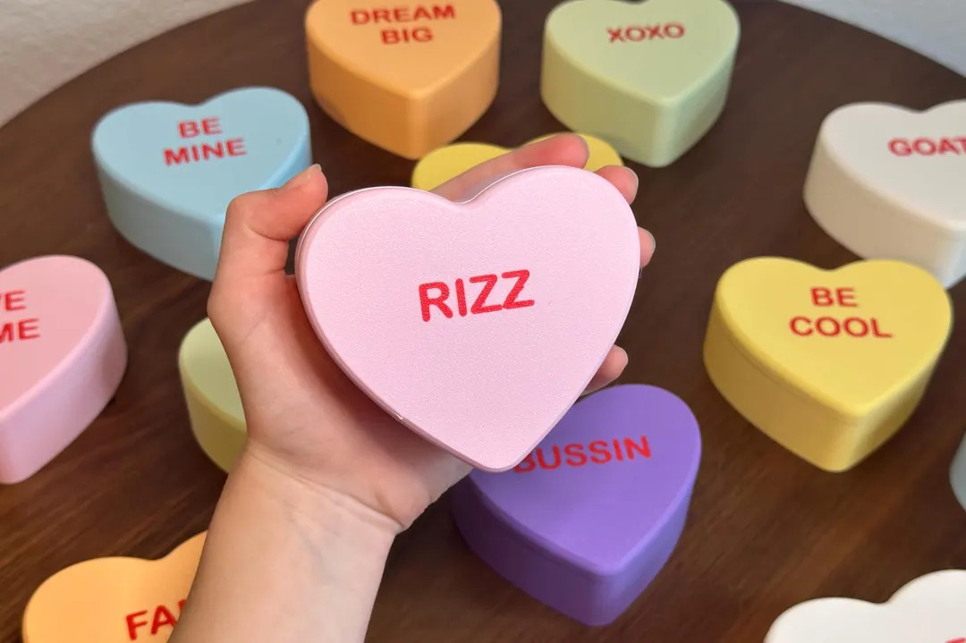 Large Candy Heart Gift Box for Valentine's Day, Giant Conversation Hearts, Classroom Exchange Fav... | Etsy (US)