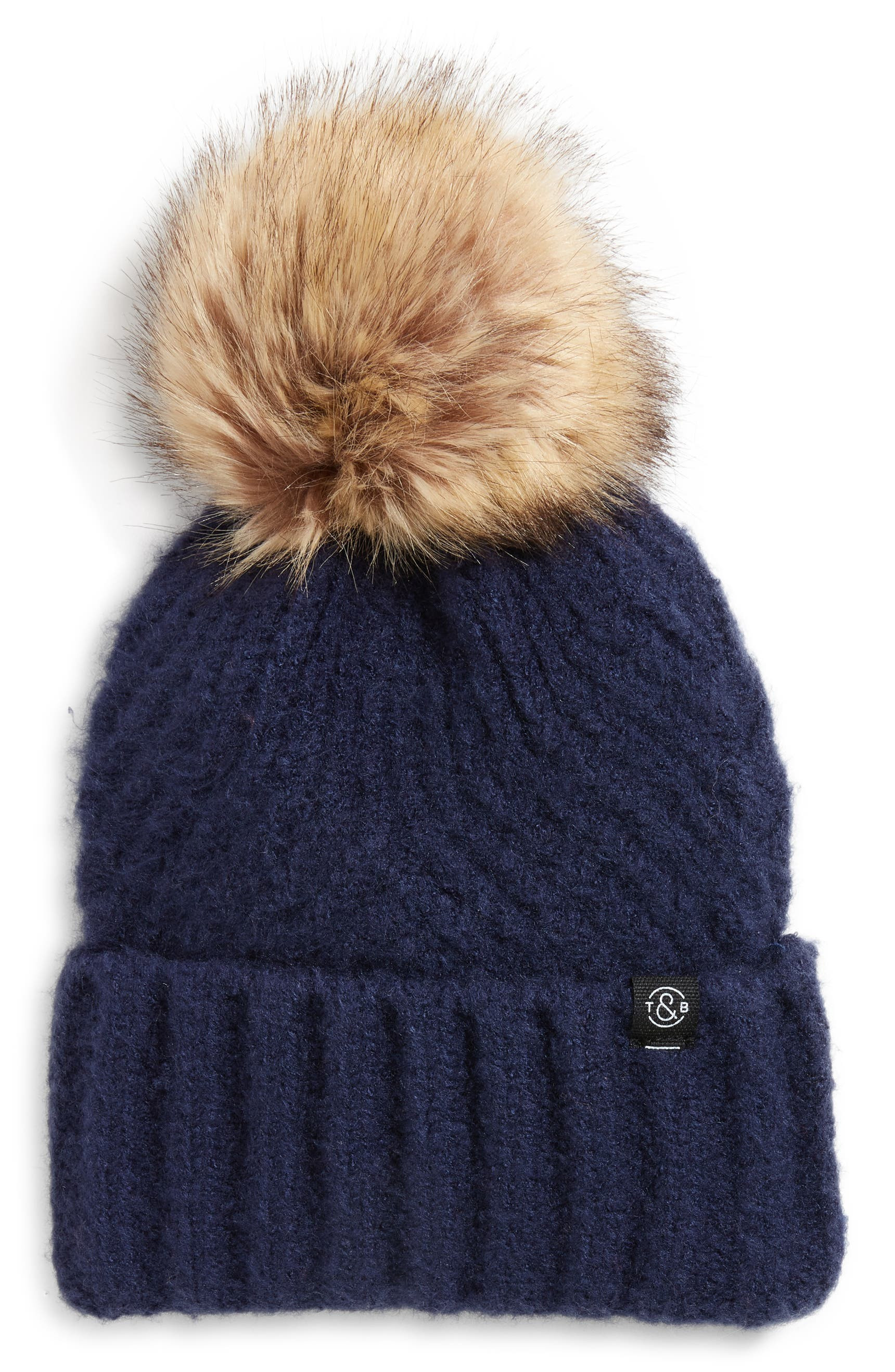 Treasure & Bond Faux Fur Pom Beanie | Nordstrom | Nordstrom