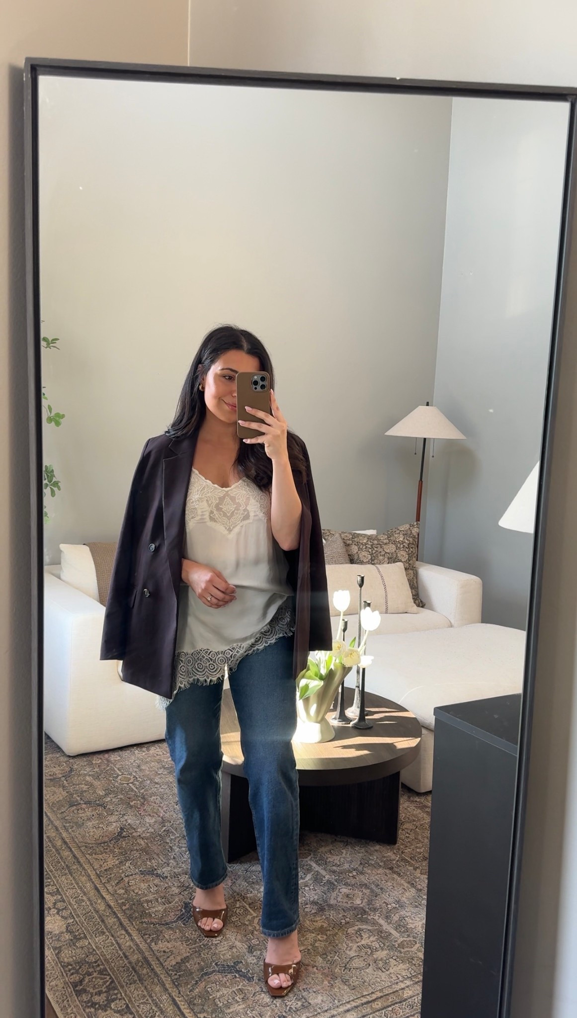 a rare sighting of mama out of reno clothes these days 🤎