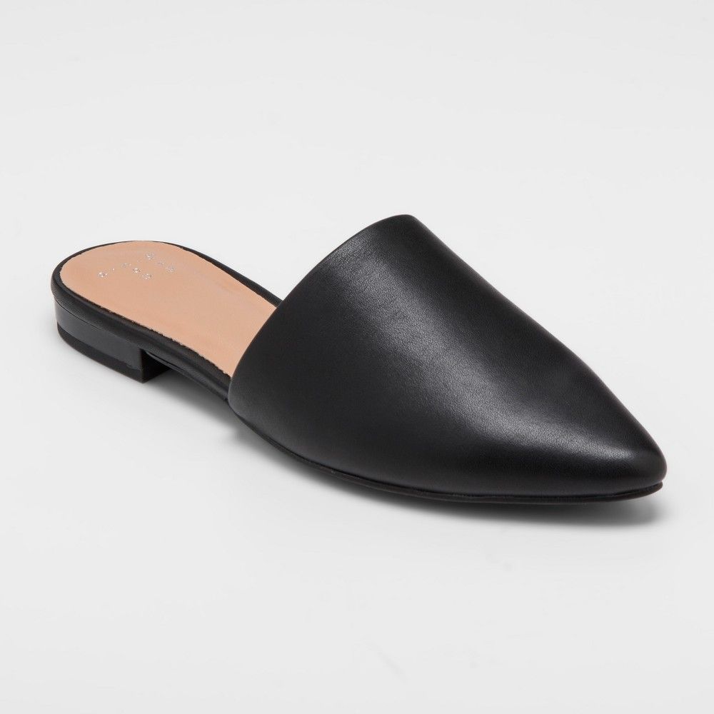 Women's Junebug Backless Mules - A New Day Black 8 | Target