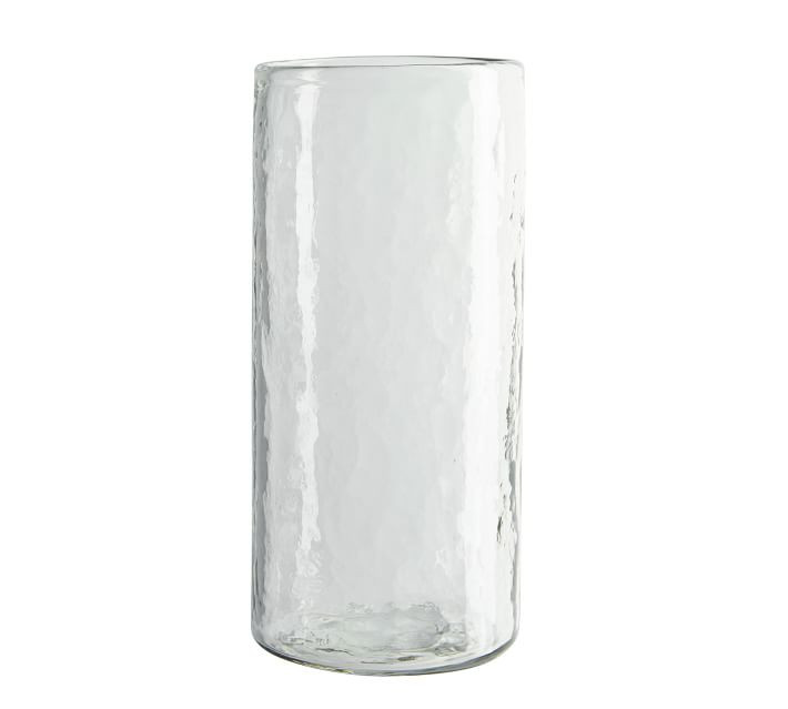 Handmade Hammered Tall Drinking Glasses - 20.25 oz. | Pottery Barn (US)