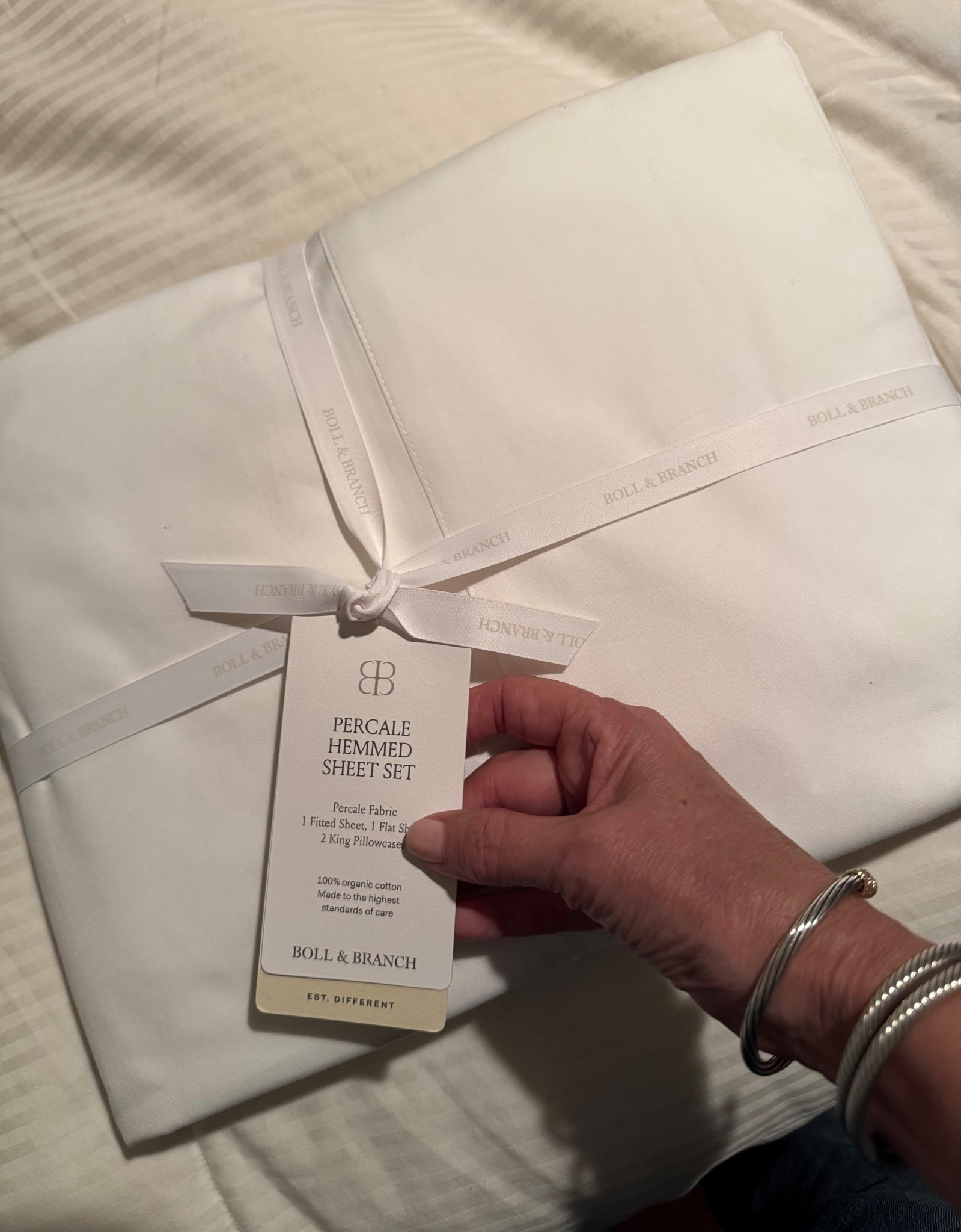 These are the best sheets! My husband + I are hot sleepers and these keep us cool, comfortable and happy all night. We were due for new sheets so this is our second set and I am completely phasing out the other sheets we were sleeping on! You owe it to yourself to create a bed you get good sleep in - no one is gonna do it for you. Good sheets are a form of self care. Good sleep makes life so much better! 

#LTKHome #LTKselfcare #LTKdayinmylife