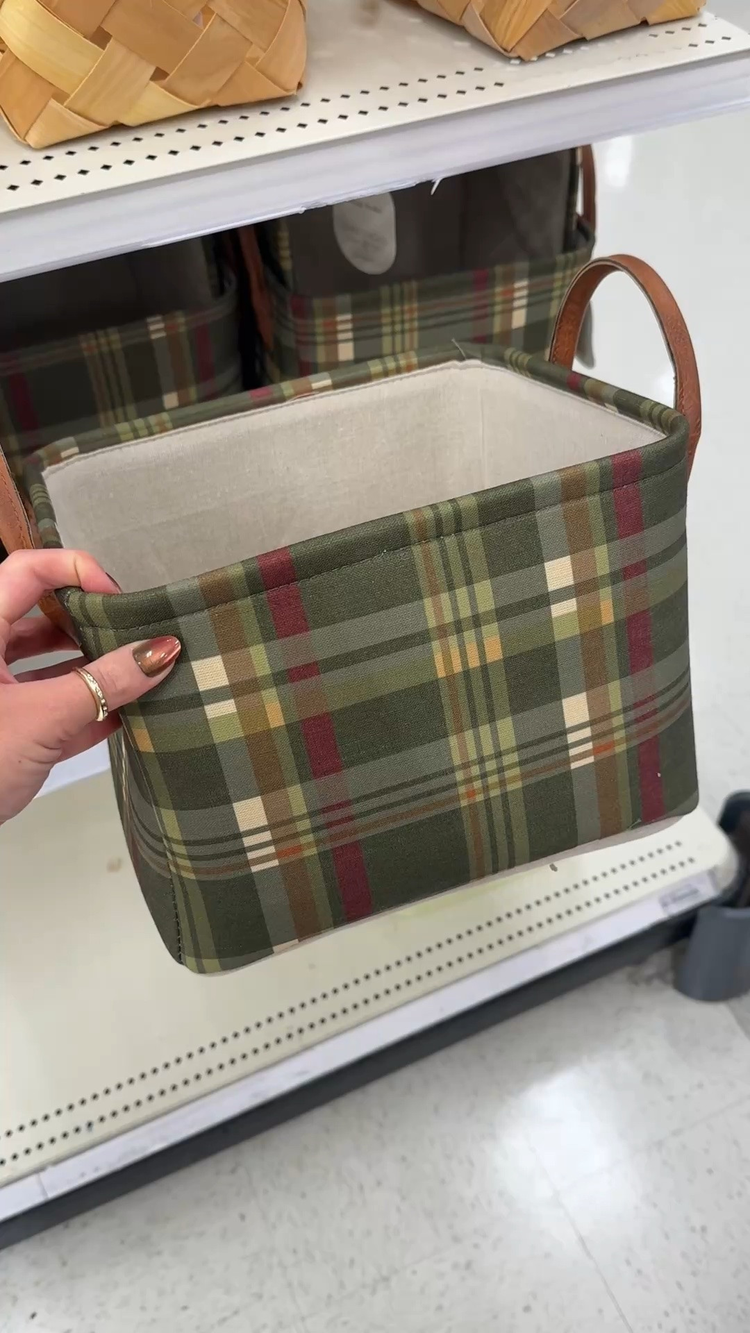 Cute plaid basket

#LTKdayinmylife #LTKSeasonal #LTKHome