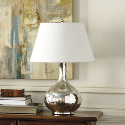 Suzanne Kasler Mercury Glass Gourd Lamp - Large | Ballard Designs, Inc.