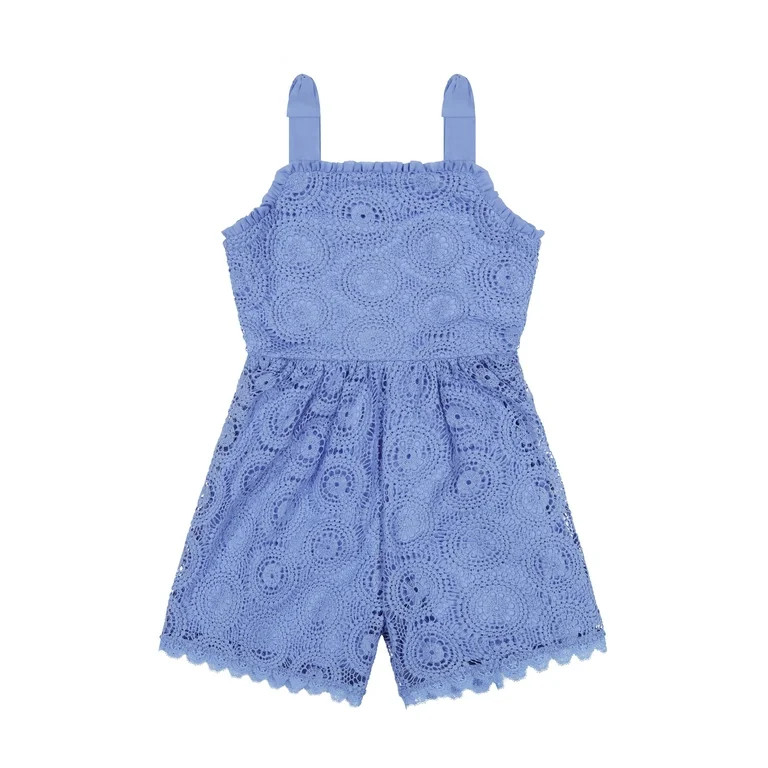 Kensie Girl Lace Tank Romper, Sizes 4-16 | Walmart (US)