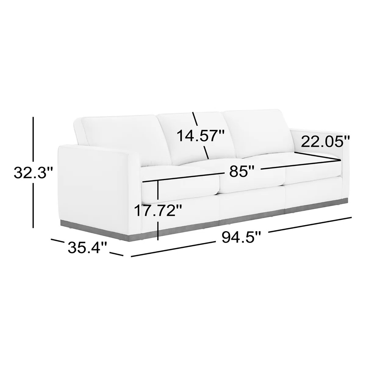 Bobbi 3- Piece Upholstered Sofa | Wayfair North America