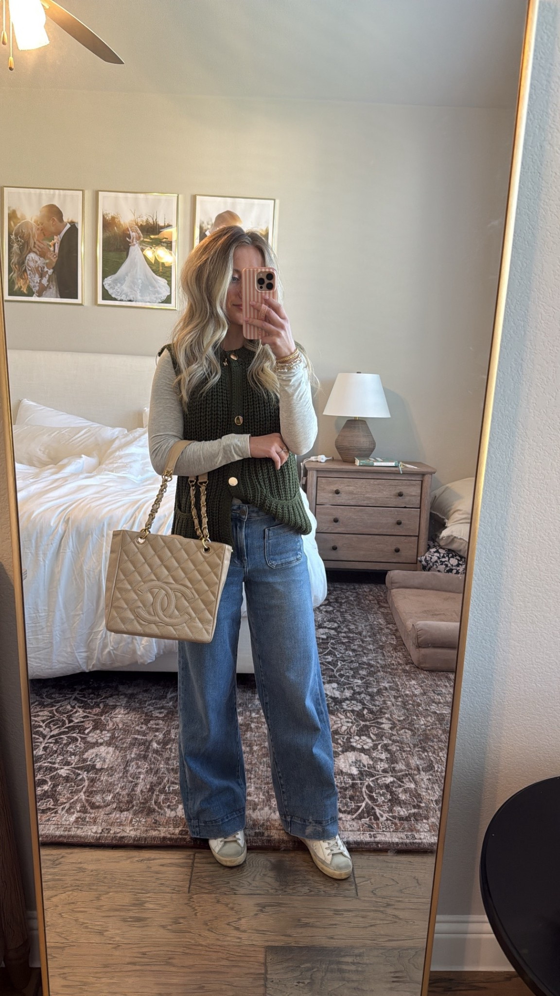 Church Outfit! Jeans & Sweater Vest= @VICI my discount code is “BLAIRSAVE30” and my bag is @Keeks Designer Handbags discount code= BLAIR50

#LTKgrwm #LTKootd #LTKSaleAlert