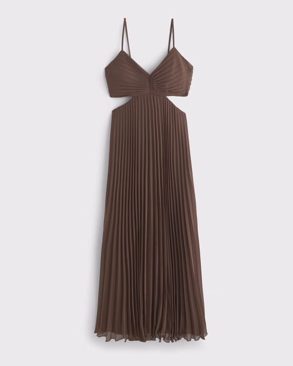 Women's The A&F Giselle Babydoll Cutout Maxi Dress | Women's Dresses & Jumpsuits | Abercrombie.co... | Abercrombie & Fitch (US)